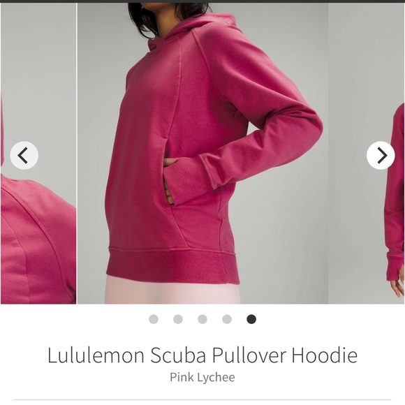 NEW with tags Lululemon Scuba Pullover Hoodie Pink Lychee Sz 14 - Picture 12 of 12